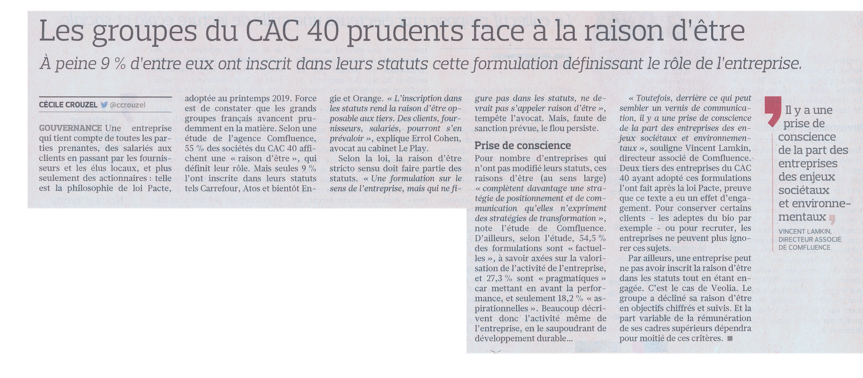 Interview Dans Le Figaro Errol Cohen R Agit Sur La D Cision D